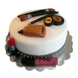 Makeup Girl Cake