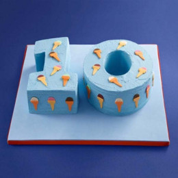 Inviting Fondant Cake