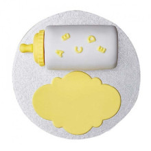 Baby Bottle Fondant Cake