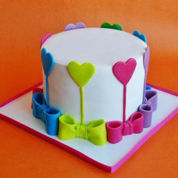 Colors Of Love Cake