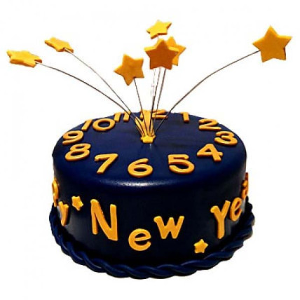 Starry New Year Cake