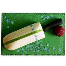 Splendid Cricket Bat Ball Cake