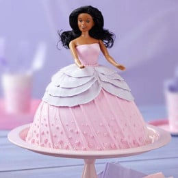 Doll In Pink Dress Cake