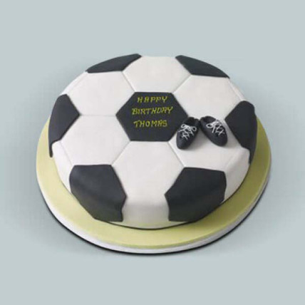 Football Fondant Cake