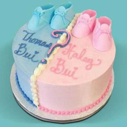 Gender Reveal Baby Shower Cake