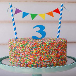 Sprinkles Carnival Cake