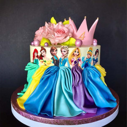 Disney Princess Cake