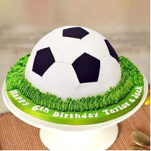 Mouth Watering Football Cake