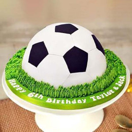 Mouth Watering Football Cake