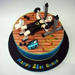 Fitness Enthusiast Cake