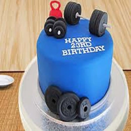 Dumbbell Gym Cake