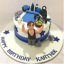 Boyfriend Gym Birthday Cake
