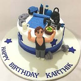 Boyfriend Gym Birthday Cake