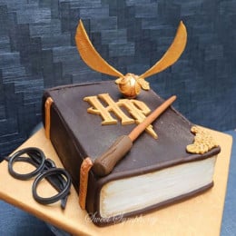 Harry Potter Book Cake
