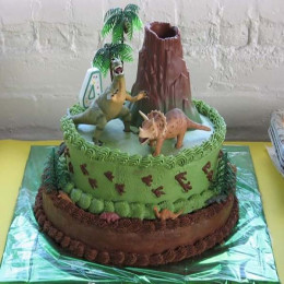 Jurassic Birthday Cake