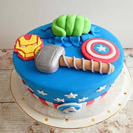 Marvel Theme Cake