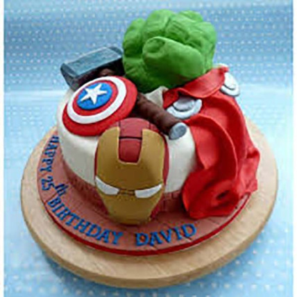 Superhero Cake