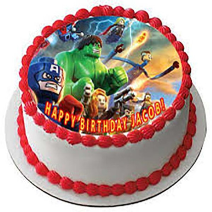 Marvel Photo Cake