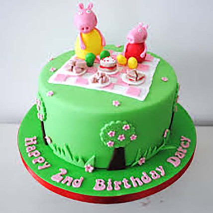 Peppa Pig & Mummy Pig Cake