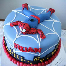 Spiderman Birthday Treat Cake