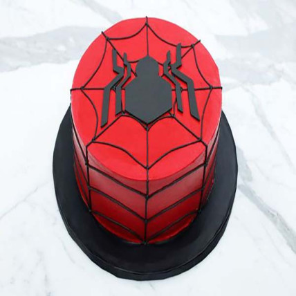 Spiderman Birthday Cake