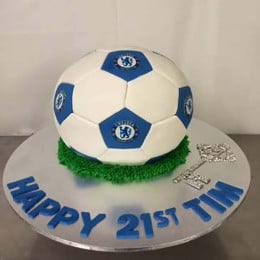 Soccer Love Cake