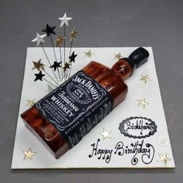Dude In Mood Cake