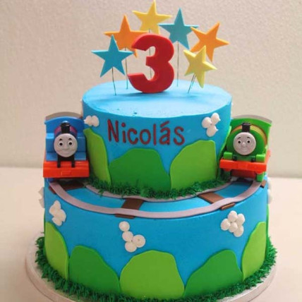 Kids Train Cake