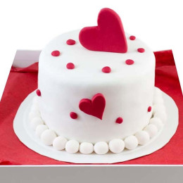 Twinning Hearts Cake