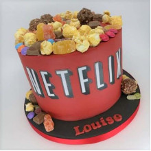 Netflix Addiction Cake