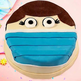 Covid Mask Cake