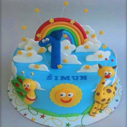 Baby Tv Cake