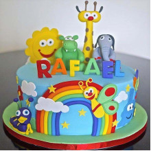 Baby Tv Welcomes Cake