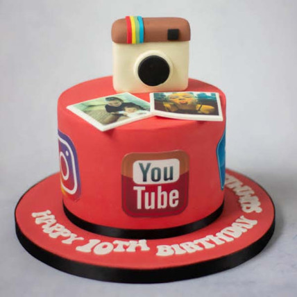 Social Butterfly Cake