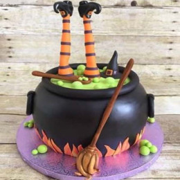 Halloween Witch Cake