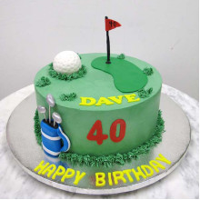 Passion For Golf Cake