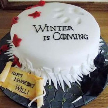 Winter Is coming GOT Cake