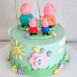 Peppa Family Cake