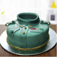 Soldier Uniform Cake