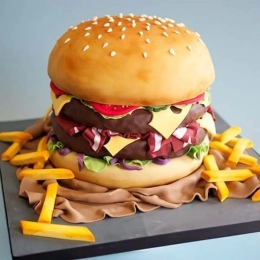 Burger Dude Cake