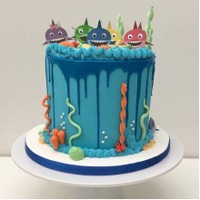Marine Baby Shark Cake