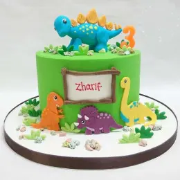 Dino Park Cake