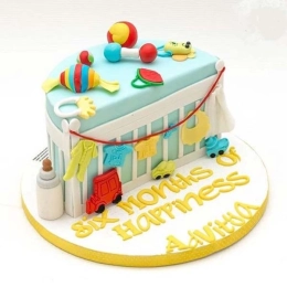 Joyous 6 Months Cake