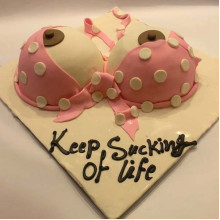 Peek-A-Boob Cake