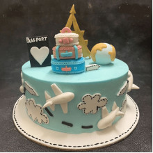 Chose To Travel Cake
