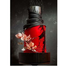 Luxury Dark Fantasy Cake