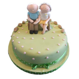 Dadi And Dadu Cake