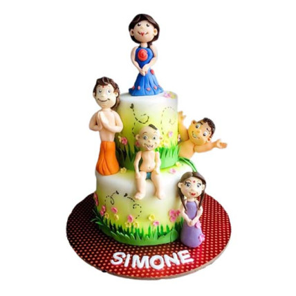 Chota Bheem Team Cake