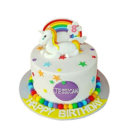 Unicorn Rainbow Cake