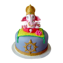 Ganesha Blessing Cake
